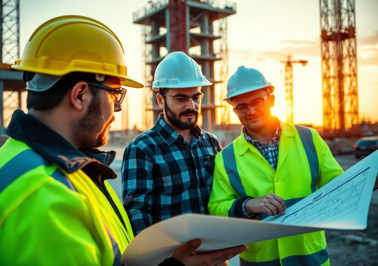 Engineers on site